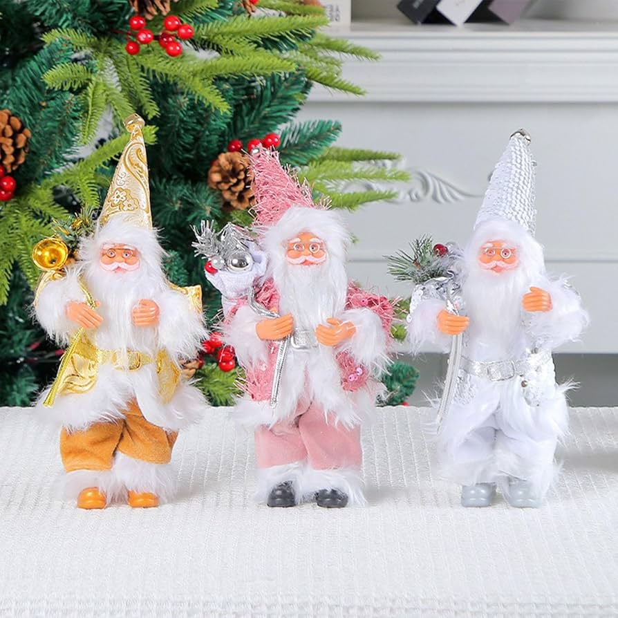 Amazon.co.jp: BFYDOAA 10インチ サンタクロースの置物 立って